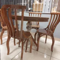 میز نهارخوری مدل سناتور ۴ نفره،جنس چوب|میز و صندلی غذاخوری|کرمان, |دیوار