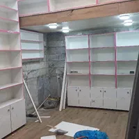 قفسه ویترین .کانتر سفید . دکور . رگال|فروشگاه و مغازه|تهران, سازمان برنامه شمالی|دیوار