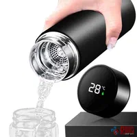 فلاسک هوشمند گرم و سرد دماسنج دار LED|ظروف نگهدارنده، پلاستیکی، یک‌بارمصرف|کرمان, |دیوار