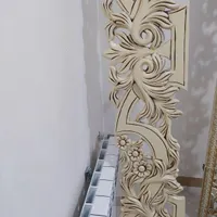 کتیبه سفید طلایی زیبا و مناسب قیمت فروش فوری|پرده، رانر، رومیزی|رشت, ساغری سازان|دیوار