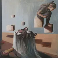 تابلو نقاشی  در تاریکی|تابلو، نقاشی، عکس|تهران, آجودانیه|دیوار