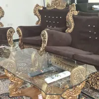 فروش مبل ۵ نفره بهمراه میز ناهار خوری و عسلی