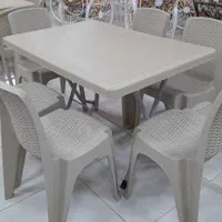 میز و صندلی پلاستیکی/کمجا/تاشو/فست فود کد ۴۷
