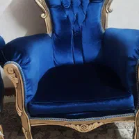 مبلمان چوبی ۷نفره بسیار تمیز|مبلمان خانگی و میز عسلی|اصفهان, نصرآباد|دیوار