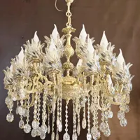 لوستر تمام برنز ۲۰ شعله برنز عاشری شعبه اشراق|لوستر و چراغ آویز|زنجان, |دیوار