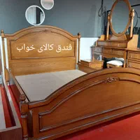 سرویس خواب سلین روکشی با تخت دونفره و دراور|تخت و سرویس خواب|مشهد, فرهنگ|دیوار