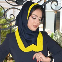 مقنعه تل دار شالدار