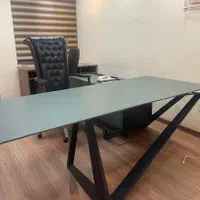 میز مدیریتی هم راه با صندلی چرمی|دفتر کار|تهران, جردن|دیوار