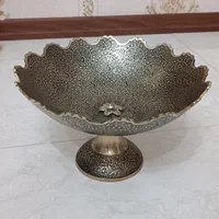 ست پذیرایی برنزی طرح طاووس|ظروف سرو و پذیرایی|تهران, خاک سفید|دیوار