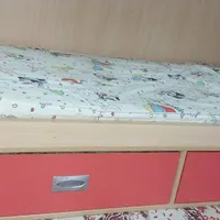 تخت دوطبقه کودک با تشک  تمام ام دی اف جنس درجه یک|تخت و سرویس خواب|شیراز, منطقه هوایی شهید دوران|دیوار