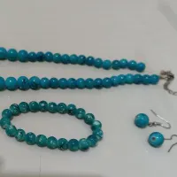 ست گردنبند وگوشواره و دستبند|بدلیجات|اردبیل, |دیوار