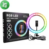 رینگ لایت مدل MJ26-RGB به همراه پایه 2 متری|دوربین عکاسی و فیلم‌برداری|تبریز, |دیوار