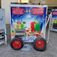 گاری یخ دربهشت/مخزن بستنی فالوده/وان تاپینگ یخچال