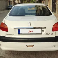 پژو 206 sd v20 بدون رنگ تک برگ سند|خودرو سواری و وانت|شاهین‌شهر, فردوسی|دیوار