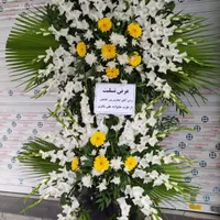 تسلیت تاج گل سبد گل گلایل طبیعی ترحیم افتتاحیه|گل و گیاه طبیعی|تهران, خاوران|دیوار