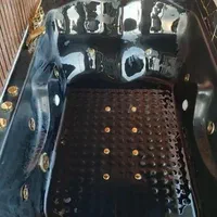 وان جکوزی مشکی دونفره دکومکور جکوزی شیرآلات طلایی