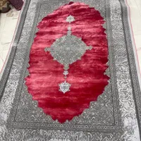فرش بامبو الیاف گیاه بامبو بنفش قرمز مثل دستبافت|فرش|تهران, دهکده المپیک|دیوار