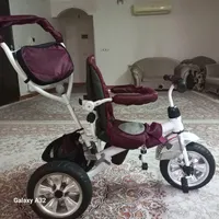 سه چرخه کالسکه ای کودک تیتان تاشو در حد نو