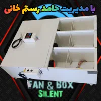 سوپرسایلنت باکس ۶ فنه دمنده جدید ۳ تایی|قطعات و لوازم جانبی رایانه|تهران, باغ فیض|دیوار