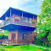 باغچه ویلا روستایی400متری با کلبه چوبی دوبلکس