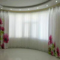 پرده پانچ قصر*۱|پرده، رانر، رومیزی|رشت, رشتیان|دیوار