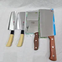 ساطور استیل دسته چوبی|ظروف پخت‌وپز|اهواز, حصیرآباد|دیوار
