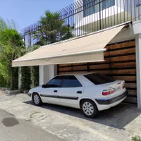 سایبان برقی ریموتی.چادر سایبان در سایز دلخواه