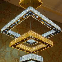 لوستر فانتزی مربعی چهار طبقه طرح سنتی