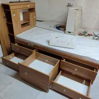 تخت یک نفره .سرویس خواب .تخت یک نیم نفره فلور|تخت و سرویس خواب|مشهد, گلبرگ شمالی|دیوار