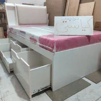 تخت یک نفره.سرویس خواب.تخت یک نیم نفره نرگس|تخت و سرویس خواب|مشهد, گلبرگ شمالی|دیوار