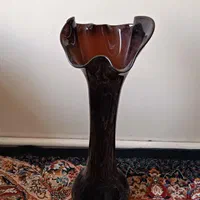 گلدان شیشه ای مشکی|صنایع دستی و سایر لوازم تزئینی|تهران, دولتخواه جنوبی|دیوار