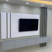 تی وی روم میز دیواری mdf مدرن ترمو وود تاپ شیت|میز تلویزیون|اهواز, شریعتی جنوبی|دیوار