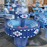 آبنما کاشیکاری فرشتگان چراغخور سرامیکی سنتی|مصالح و تجهیزات ساختمان|شیراز, ابیوردی|دیوار