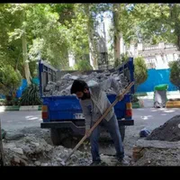 حمل خاک نخاله با کارگر با قیمت مناسب و بدون کارگر|خدمات حمل و نقل|مشهد, حرم مطهر رضوی|دیوار