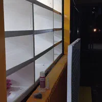 ساخت انواع دکور و قفسه های ام دی اف و چوبی|کتابخانه، شلف، قفسه‌های دیواری|اصفهان, آبشار|دیوار