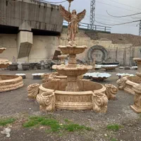 آبنما پاشوردار فرشتگان بتنی فایبرگلاس مجلل شیک|مصالح و تجهیزات ساختمان|یزد, |دیوار