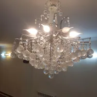 یک جفت لوستر کریستالی ۱۶ شاخه