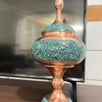 ظرف فیروزه کوبی|ظروف سرو و پذیرایی|کرمان, |دیوار