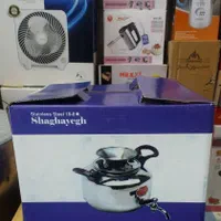 کتری قوری استیل لوله دار و شیر دار نو آکبند|قوری، کتری، قهوه‌ساز دستی|اصفهان, فرح آباد|دیوار