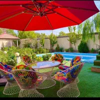 صندلی ویلایی باغی بالکن رز