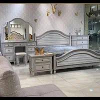 تخت خواب+سرویس خواب انتیک ۲|تخت و سرویس خواب|مشکیندشت, |دیوار