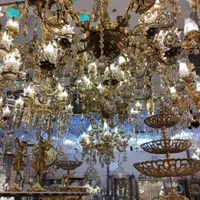 انواع لوستر های برنجی اصل مدل فانوس دو طبقه|لوستر و چراغ آویز|ارومیه, |دیوار