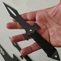 شمشیر سوزنی نینجا۲ لب تیز(مدل بتمن)سه چاقوی پرتابی|کوهنوردی و کمپینگ|شیراز, شاهچراغ|دیوار