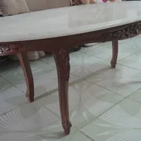 دو عدد میز سنگ مرمر ایرانی - قدیمی، خاص و با ارزش|مبلمان خانگی و میز عسلی|رشت, گلسار|دیوار