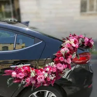 گل رز، ماشین عروس، دسته گل|گل و گیاه طبیعی|قزوین, |دیوار