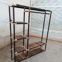 رگال/آویز لباس/قفسه چوب و فلز