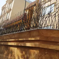 حصار حیاط خانه دزدگیر  نرده آهنی شاخ گوزنی بوته ای|مصالح و تجهیزات ساختمان|شیراز, دباغ خانه|دیوار