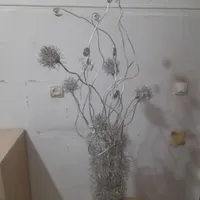 شب خواب فلزی مدل گل و گلدان