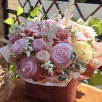 باکس گل شمع