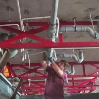لوله کشی آب وفاضلاب نصب پمپ آب ،منبع آب